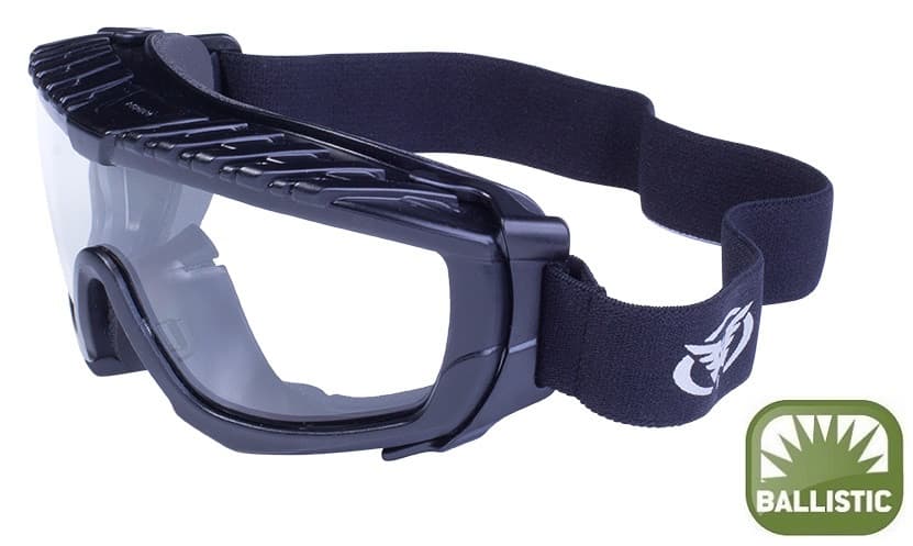 Окуляри захисні з ущільнювачем Global Vision Ballistech-1 (clear) Anti-Fog
