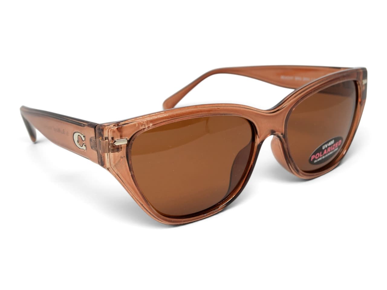 Окуляри Alterimage Eyewear Beachy Crystal Brown Polarized (brown) коричневі в коричневій напівпрозорій оправі оправі