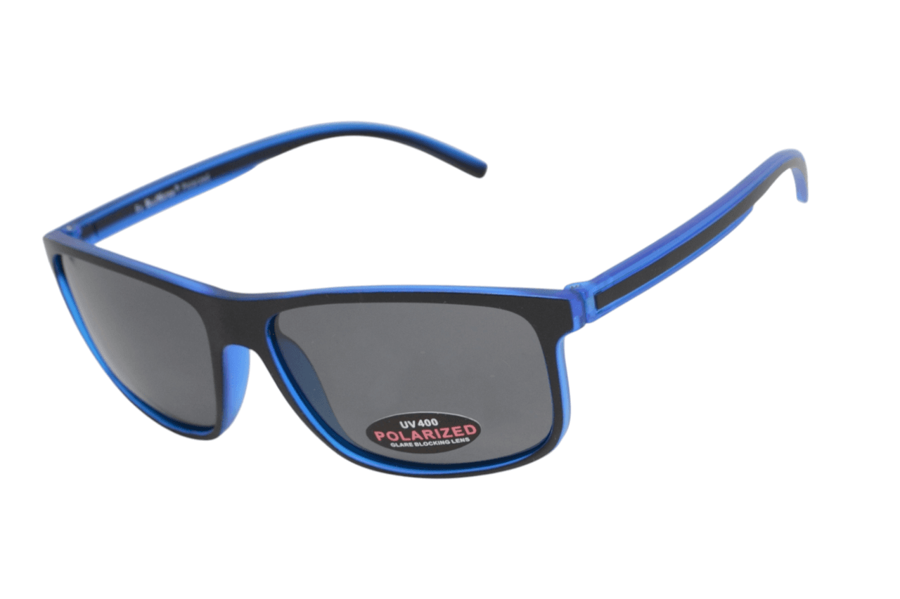 Окуляри Alterimage Eyewear Pontoon Blue-Black Polarized (gray), сірі лінзи в синьо-чорній оправі