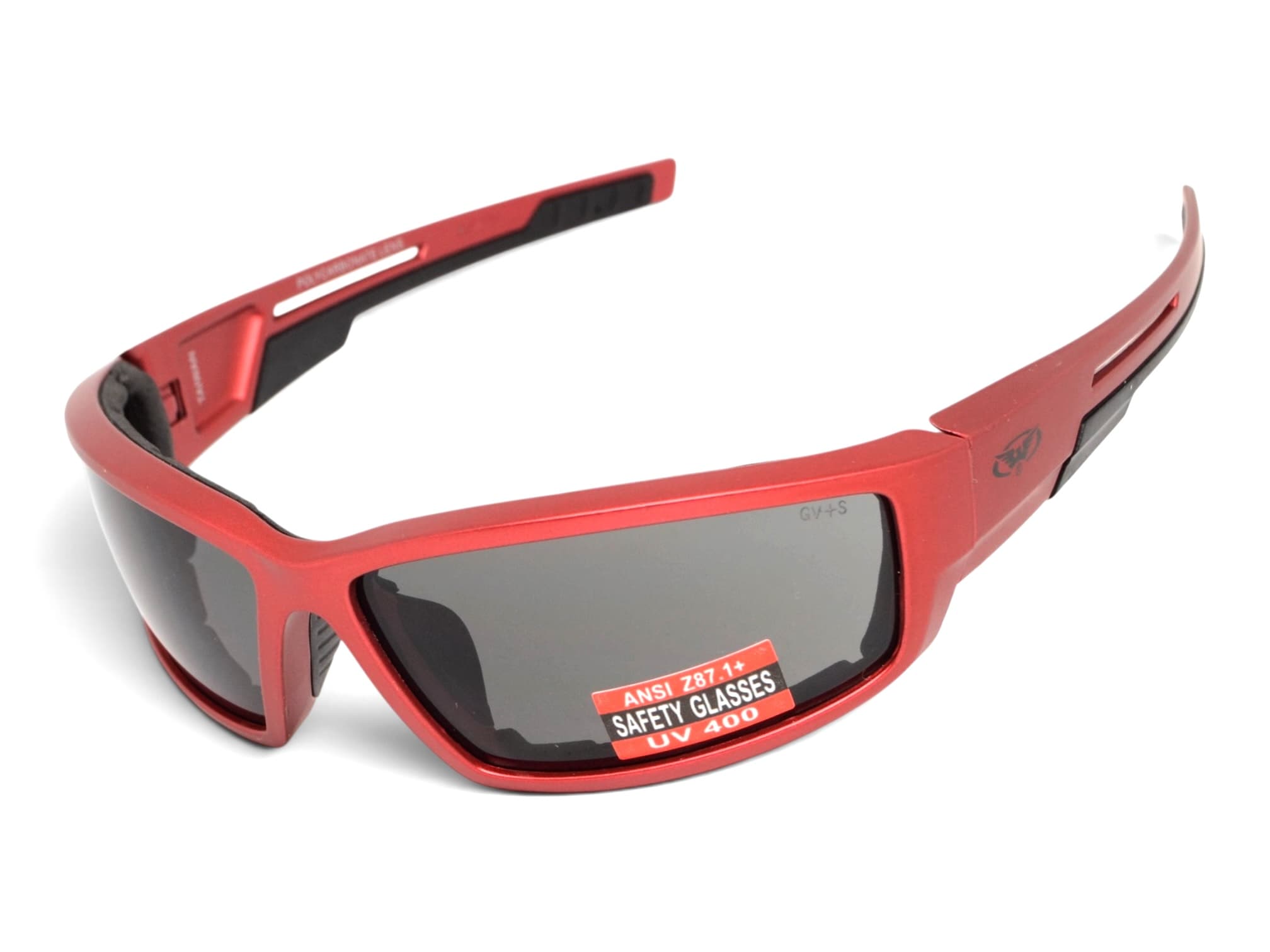 Окуляри захисні Global Vision Sly Metallic Red (gray), сірі лінзи в оправі кольору червоний металік